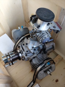 Moteur à essence pour drone 350CC, moteur à deux <span class=keywords><strong>temps</strong></span> pour UAV, moteur à carburant pour avion à voilure fixe, hélice d'avion - Product Image 1