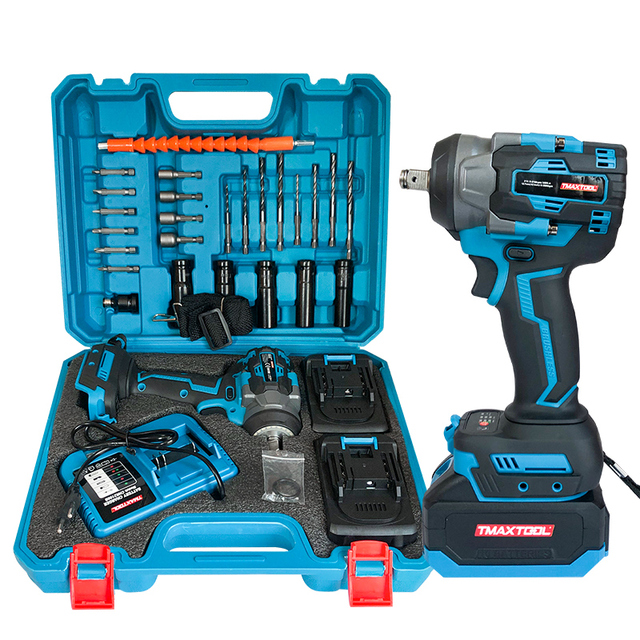 Wholesale Combination Toolbox Multi Function Household Set with Hard Case and Plastic Material Hand-Powered Impact Wrench Tool