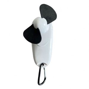 XJ884 Custom Logo <b>Mini</b> <b>Hand</b>-Printing Portable Climbing Carabiner Fan With LED Torch Light for Automotive Use and Welcome Gifts - Product Image 3