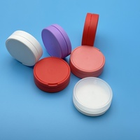 Boîtes à snus en plastique transparent rouge bleu noir à rabat pour sachets de tabac Emballage 70*25mm/60*20mm Couleur personnalisée