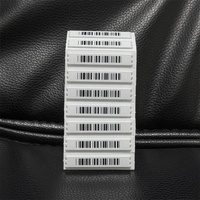 Étiquette souple AM avec code-barres uniquement, 45x11x2mm, blanche, désactivable, pour la vente au détail