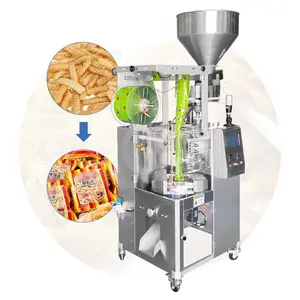 HNOC Ensacheuse Automatic Granule Popcorn Snack Package Form Fill Seal Machine French Fries Pack Equipment