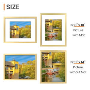 <b>Gold</b> Silver <b>Black</b> White A1,A2,A3,A4,A5,4x6,5x7,6x8,8x10,11x14,12x16 Plastic Wood Poster Picture <b>Frame</b> Wall Gallery - Product Image 5