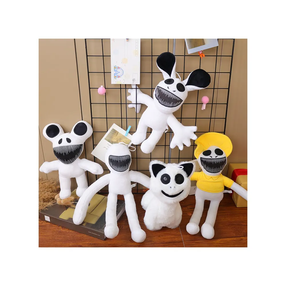 Yeni korku kedi Plushies bebek canavar doldurulmuş oyuncak hayvan korku oyunu Zoonomaly peluş oyuncaklar