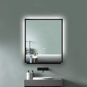 Espejo de <span class=keywords><strong>Baño</strong></span> con Interruptor Táctil LED Retroiluminado y Estante, Espejo de Vanidad Moderno <span class=keywords><strong>para</strong></span> Salón, Dormitorio, Sala de Estar y <span class=keywords><strong>Baño</strong></span> - Product Image 6