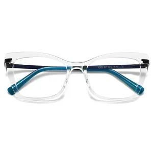 Wholesale China Latest Model Comfortable Nose Pads Transparent Glasses Men's Women Eyeglasses Frame