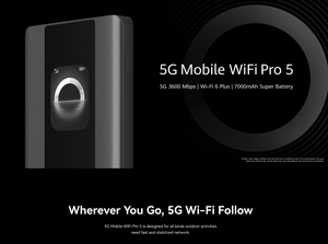 3,6 Gbps 5G Mobile WiFi Pro Desbloqueado 5G Sim Hotshot para <span class=keywords><strong>AX3600</strong></span> - Product Image 6