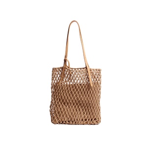 malla de algodón <span class=keywords><strong>Shopper</strong></span> Tote bolso elegante para rato viaje de compras de comestibles diario mujer chica - Product Image 1