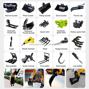 Mini-excavatrice sur chenilles de 1 tonne CE EPA Euro 5 – Liste des pièces détachées : Réservoir d'huile, filtre, bouchon de respiration, joint, graisseur - Product Image 2