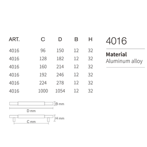 Новейшая китайская новая модель Т-образная кухонная ручка, золотые алюминиевые накатные дверные ручки шкафа - Product Image 4