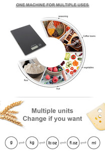 Báscula electrónica digital de vidrio para superficie de vidrio, balanza de cocina con pantalla de LCD - Product Image 5