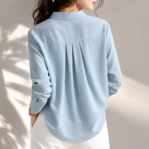 Camisa para mujer, fabricante de ropa OEM ODM de Vietnam, ropa de mujer, etiqueta personalizada, tela personalizada, ropa al por mayor - Product Image 3