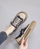 Chaussures de marche basses pour femmes en cuir véritable à lacets, semelle intermédiaire en TPR, doublure en microfibre, tendance, vente en gros 2025
