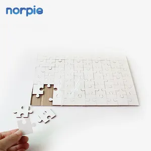 60 조각 사용자 정의 퍼즐 승화 MDF 직소 퍼즐 매트