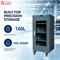 Secadora Industrial GRD 160BF con Control Inteligente por Microcomputadora, Deshumidificación Consistente, Almacenamiento de Componentes Electrónicos