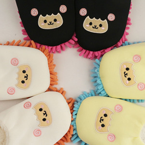 One Pair Hot Sale <strong>Microfiber</strong> Slippers Chenille Indoor Floor Dust <strong>Mopping</strong> Slippers for Home Kitchen Bedroom Office Cleaning - Product Image 2