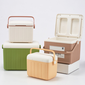 Glacière <span class=keywords><strong>d</strong></span>'extérieur personnalisable – Cadeau promotionnel – Mini glacière avec logo personnalisé pour bière et cola (9 canettes, 6L/13L/18L) – Boîte à glace - Product Image 1