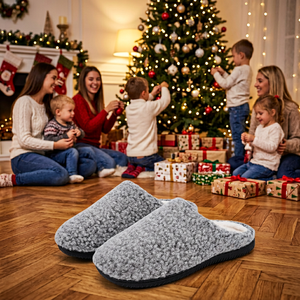 Pantofole <span class=keywords><strong>Ortopediche</strong></span> ERGOfoot da <span class=keywords><strong>Donna</strong></span>, Morbide, per Fascite Plantare, con Supporto Arco Plantare, in Pile Sherpa, Soletta Rimovibile in Lana, Punta in Gomma - Product Image 4