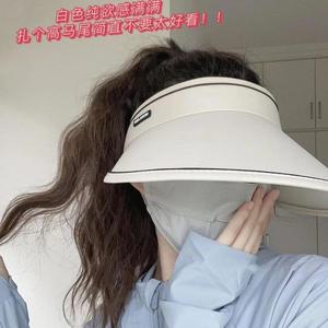 UV Sun <span class=keywords><strong>hat</strong></span> của phụ nữ Mùa Hè Chống tia cực tím che mặt Sun <span class=keywords><strong>hat</strong></span> vành lớn cưỡi Tím Sun <span class=keywords><strong>Visor</strong></span> cap - Product Image 6