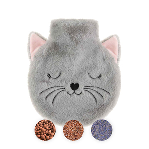 Pack <span class=keywords><strong>chauffant</strong></span> au micro-ondes broderie perles d'argile animale graines <span class=keywords><strong>de</strong></span> <span class=keywords><strong>lin</strong></span> chauffée en peluche coussin <span class=keywords><strong>chauffant</strong></span> jouets marque personnalisée - Product Image 2