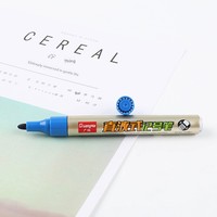 Marqueur blanc à base d'huile MK400 4 couleurs (noir rouge bleu) Stylo de contour pour notes papier Vente en gros Matériel PP