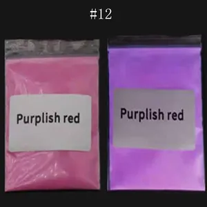 Poudre de paillettes phosphorescentes pour ongles, 50G, pour Halloween, poudre de résine époxy qui brille dans le noir, poussière lumineuse longue durée pour ongles FD # 48 - Product Image 5