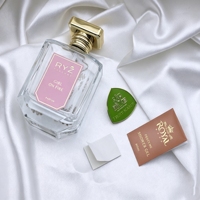 Autocollants d'étiquettes de parfum en métal chromé électro-plaqué en relief 3D imperméables avec logo personnalisé imprimé pour boîte de flacon de parfum
