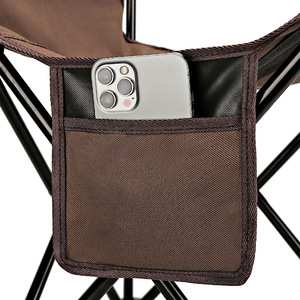 Outdoor <b>Folding</b> Chair Oxford Cloth Portable Foldable Camping Fishing Beach Barbecue Chair Rectangular Stable Design - Product Image 3