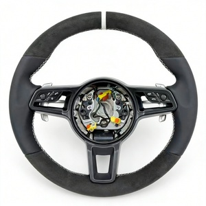 Volante de Cuero Cayman <span class=keywords><strong>Macan</strong></span> 991 981 Cayenne 997 996 718 Sport 957 992 991.2 997.2 Panamera 911 - Product Image 3