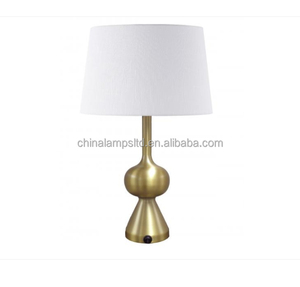 High Quality European Style Table Lamp Living Room Study Creativity LED <b>Desk</b> Lamp Gold Alloy Metal Finish Iron AC Decoration - Product Image 5
