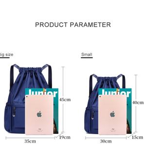 Mochila Profesional Impermeable con Cordón, Gran Capacidad, para Deportes al Aire Libre, con Logotipo Impreso de Dibujos Animados, Material de Poliéster - Product Image 2