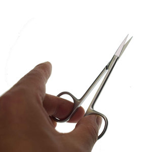 Ciseaux à ongles professionnels OEM, lame droite, pointe affûtée, outils de beauté pour le soin des ongles, en acier inoxydable - Product Image 4