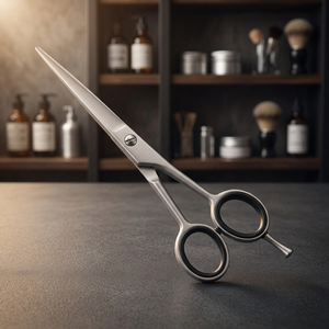 Ciseaux de coiffure professionnels en acier inoxydable à pointe affûtée pour droitiers avec manche en plastique - Product Image 2