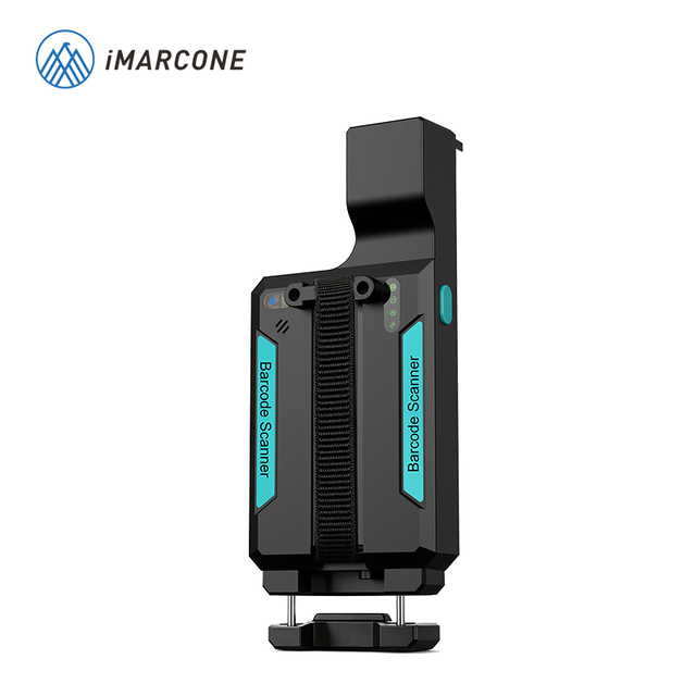 2D Handheld BT QR Code Scanner USB Interface A4 Size with Back Clip Wireless Barcode Scanning for Phones in Stock