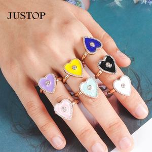 Classique Gothique Homme Femmes Laiton Zircon Époxy Réglable Émail Promesse pour Anxiété Viking Fidget Anneaux Respectueux De L'environnement - Product Image 2