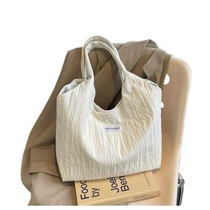 Sac fourre-tout pour femme Kiss Yourslef, rayures, coutures, polyester, sac décontracté pour tous les jours, printemps 2025 - Product Image 5