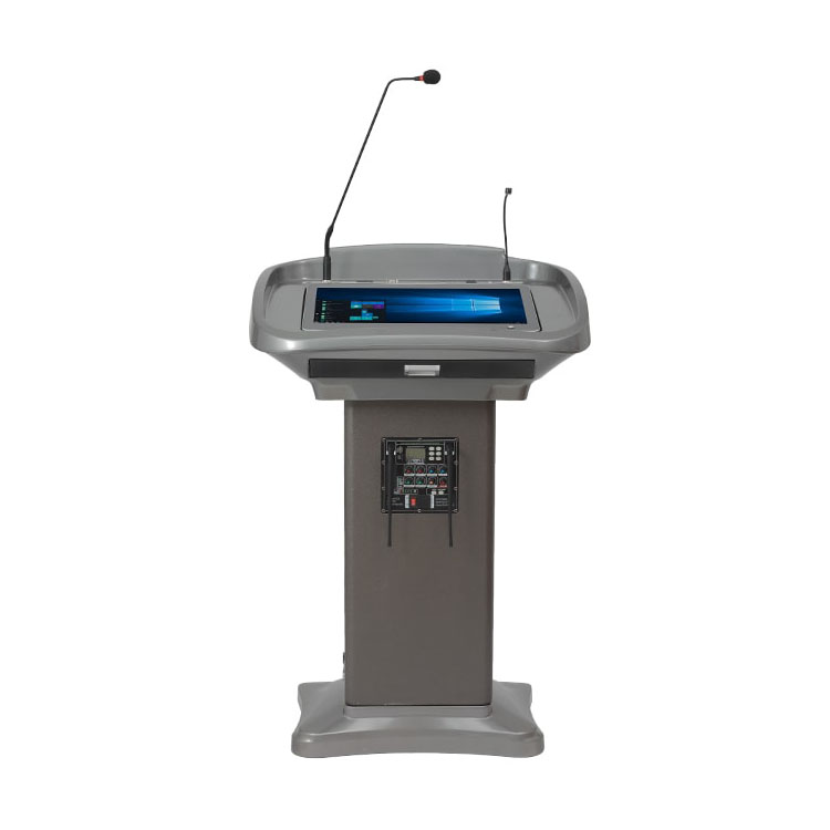 Киоск конференц-зала/цифровой Подиум со встроенным динамиком и усилителем, дисплеем