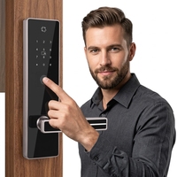 Système de serrure de porte intelligente pour hôtel avec application TTlock, serrure de porte intelligente sans clé avec carte RFID numérique électronique