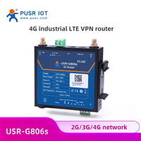 Routeur cellulaire industriel USR-G806s-EAU intégrant 4G LTE, WiFi et VPN avec modem série RS485