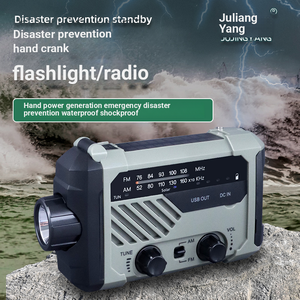 Linterna y radio de manivela: ¡perfectos para cortes de energía o emergencias! - Product Image 6