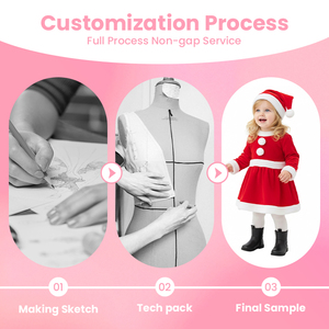 Robe <span class=keywords><strong>de</strong></span> Noël pour bébé fille, best-seller <span class=keywords><strong>de</strong></span> qualité supérieure, tenue <span class=keywords><strong>de</strong></span> Noël, vêtements <span class=keywords><strong>de</strong></span> fête, ensemble en velours doux et confortable avec <span class=keywords><strong>bonnet</strong></span> - Product Image 2