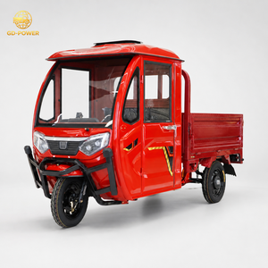 <span class=keywords><strong>Triciclo</strong></span> eléctrico de carga de tres ruedas, 1500 W, con cabina cerrada y capacidad de carga de 600 kg, ideal para el transporte - Product Image 1
