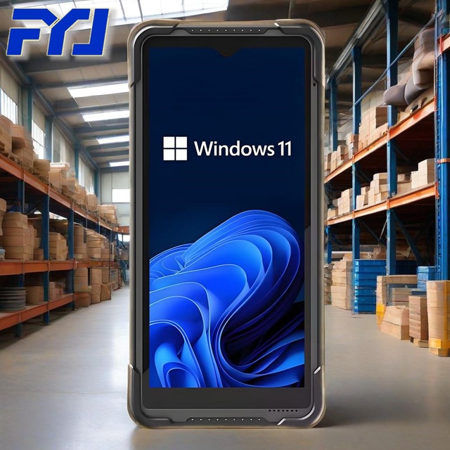 Top - Selling F9836 Industrial Rugged Phone Windows System 10nm Waterproof 6.5Inch Touch Screen NFC Dual Band WIFI PDA Machine