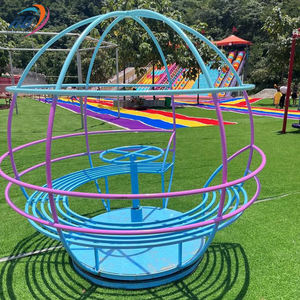 Customized Outdoor Kid's <strong>Game</strong> Playground Facilities Rotating Globe Unpowered Amusement <strong>Equipment</strong> - Product Image 2