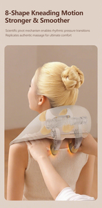 Darius Factory Wireless Shiatsu Masajeador de cuello y hombros con función de calefacción Batería de 2000mAh Aplicación corporal cómoda - Product Image 2