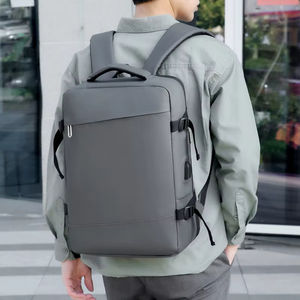 Bolsas para Portátil Geométricas Impermeables al por Mayor de Fábrica, Material para PC con USB, Gran Capacidad, Cierre de Cremallera, Antirrobo, para Uso Escolar Juvenil - Product Image 2