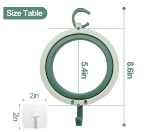Venta caliente personalizar soporte colgante soporte de plástico para pelucas - Product Image 2