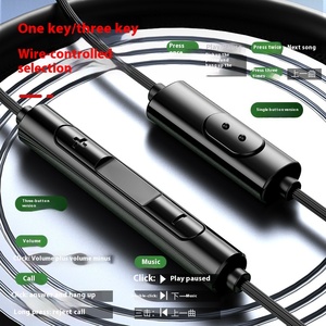Auriculares intrauditivos con cable tipo C de 3,5mm K Song Metal Music Auriculares para dormir Computadora Juego de teléfono móvil-Auriculares intrauditivos versátiles - Product Image 5