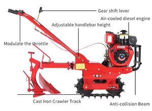 Mini <span class=keywords><strong>motoculteur</strong></span> offrant une puissance élevée et une longue portée, permettant une utilisation sans souci sans source d'alimentation - Product Image 2
