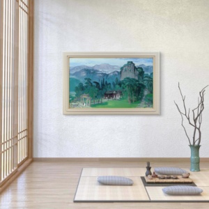 Œuvre originale signée par l'artiste Zhang Jishi, Impression de la série Wuyi, reproduction de qualité muséale, peinture à l'huile personnalisée, décoration murale pour la maison - Product Image 2